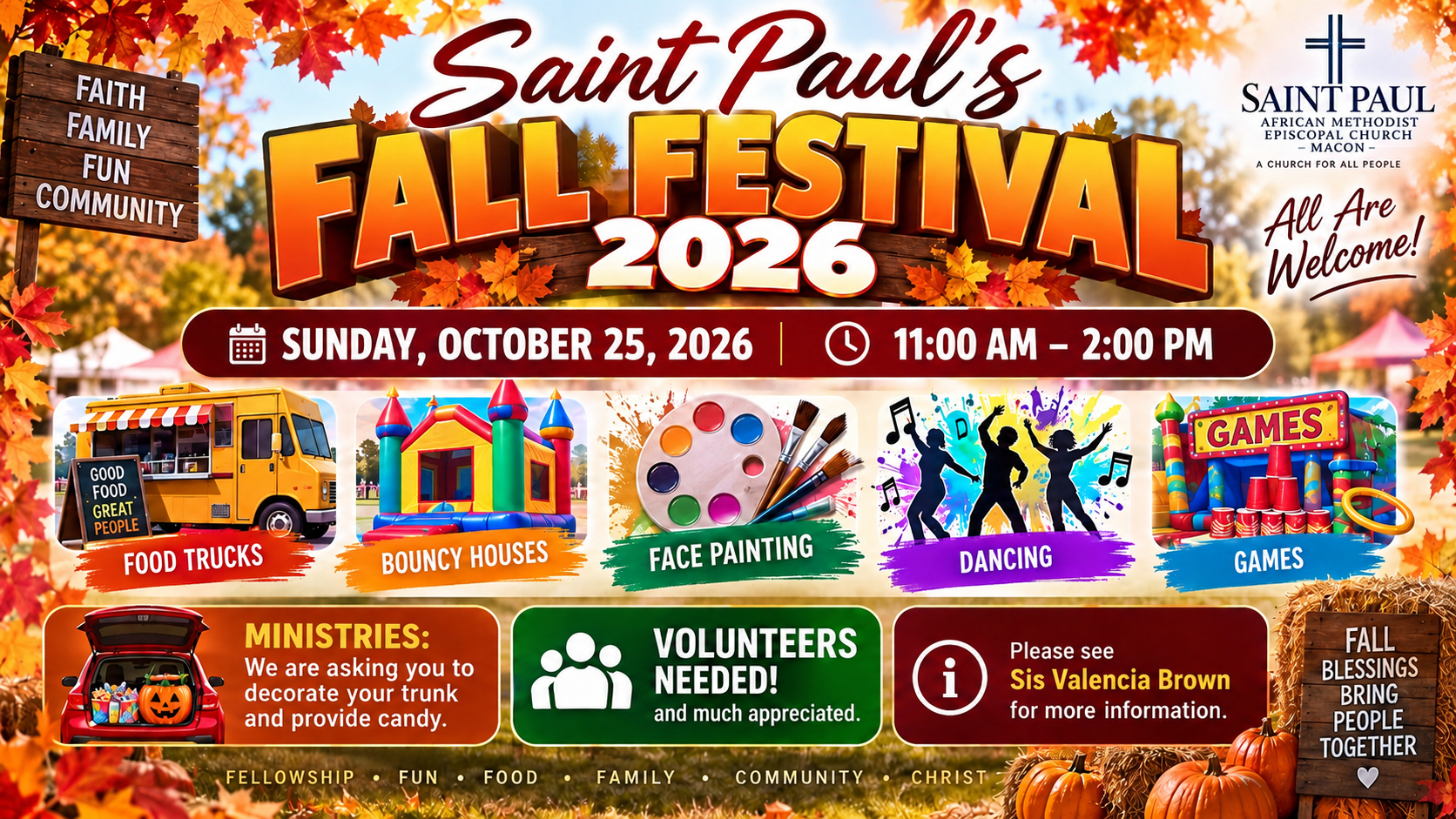 FALL FESTIVAL @ SAINT PAUL AME CHURCH